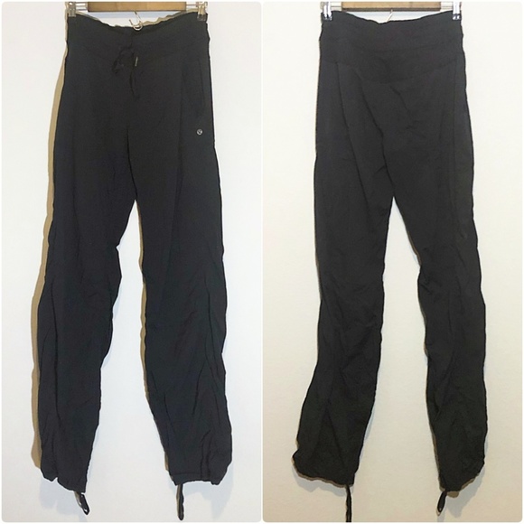 SOLD Lululemon Black Adjustable Dance Studio Pant - Picture 6 of 8
